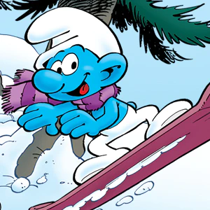Smurfy Snowboard