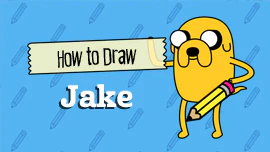 Adventure Time: How to Draw Jake